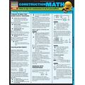 Construction Math- Laminated 3-Panel Info Guide